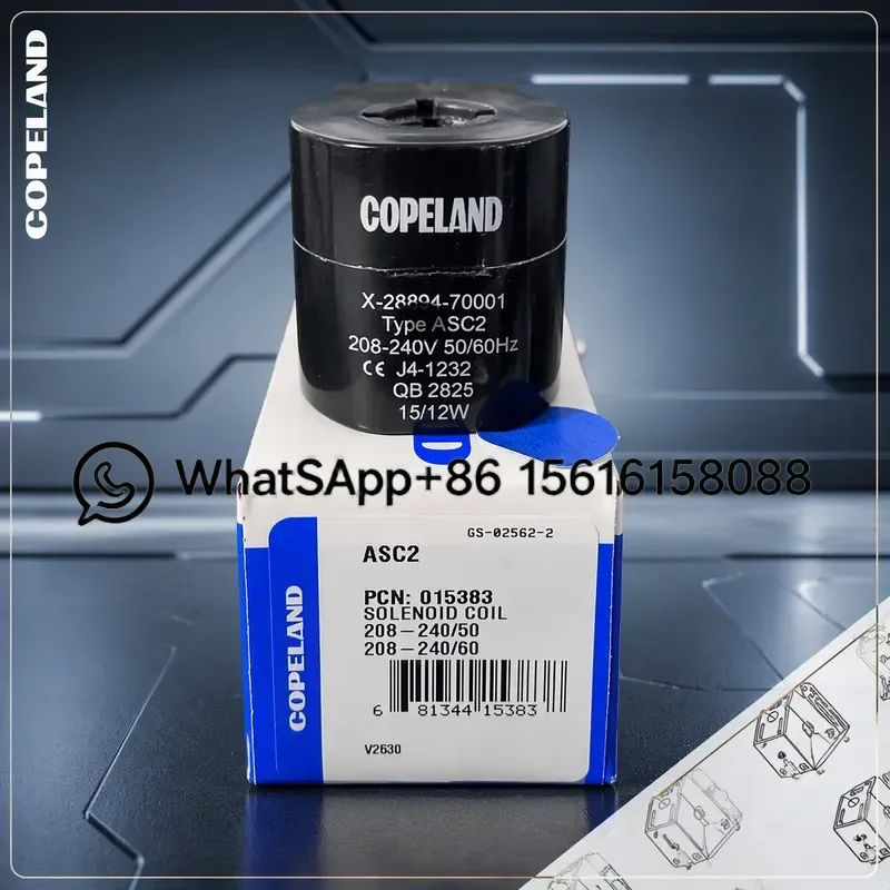 Original Copeland Solenoid Valve Coil ASC2 X-28894-70001 208-240V Refrigeration HVAC Replacement Part High Quality