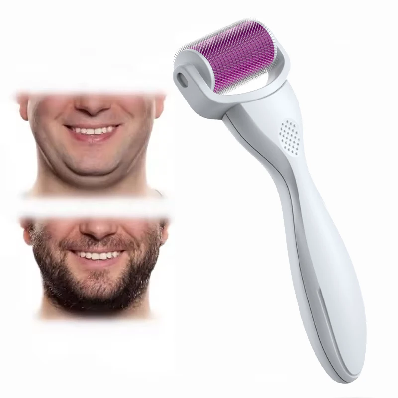 DRS-Stylo Derma Roller pour la Croissance des Cheveux et de la Barbe, Appareil MicrodermDelhi à Usage Domestique, 1200 Broches