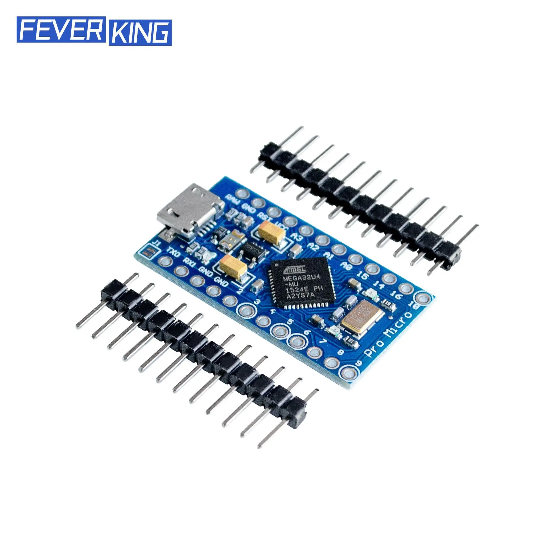 

Модуль Pro Micro для arduino ATmega32U4 5 В/16 МГц, модуль с 2-рядным контактным разъемом для Leonardo, 10 шт./комплект