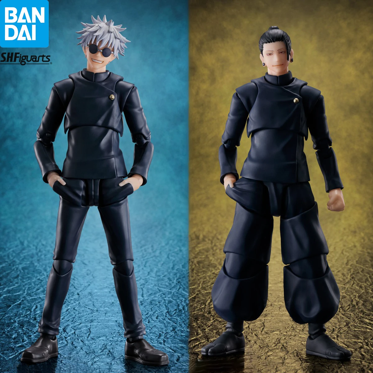 

[In-Stock] BANDAI S.H.Figuarts Satoru Gojo & Suguru Geto Jujutsu Kaisen Technical High School (Reissue) 16cm Action Anime Figure