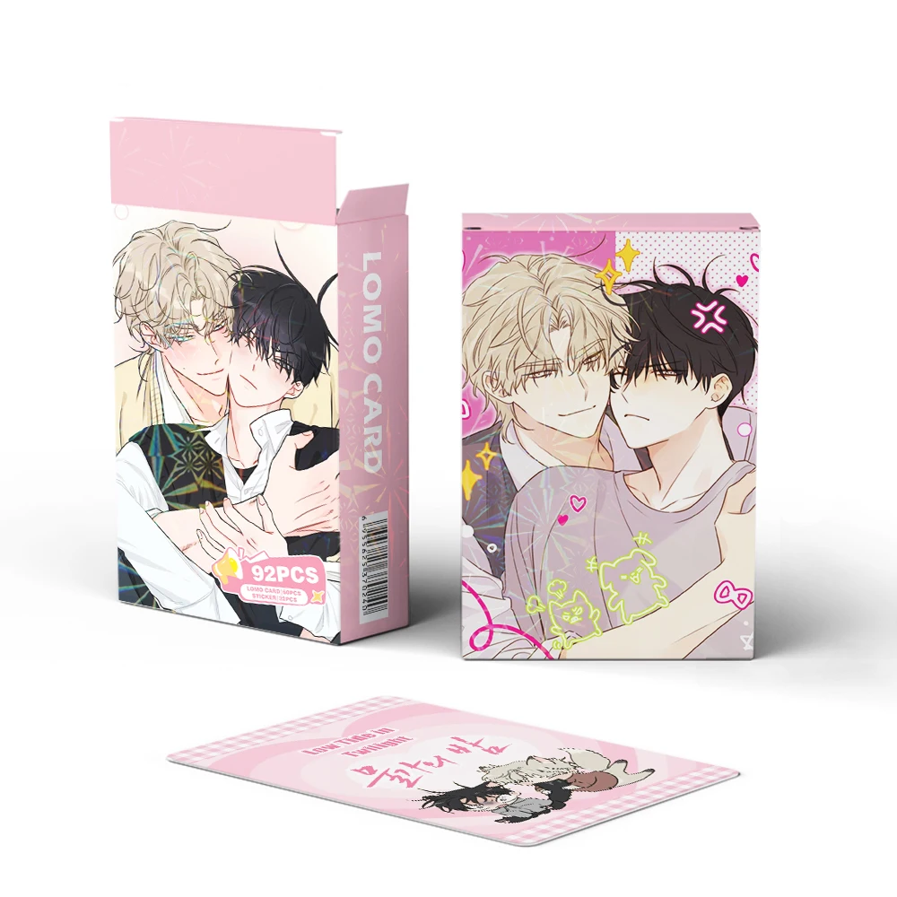 

Night by the Water 92Pcs (60 Lomocard+32 Stickers) Comic Merchandise Exquisite Small Cards High-Definition Photo Cards Collectible Cards Fan Merchandise Small Gifts Fujoshi Fluff Bl Fan Yaoi