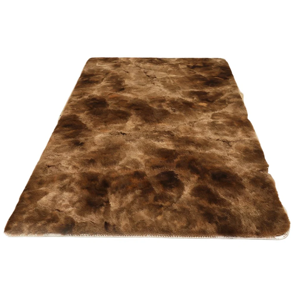 Brightly Colored Tie Dye Carpet for Decorative Use in Any Room Features Anti Slip Properties and Thickened Plush Material