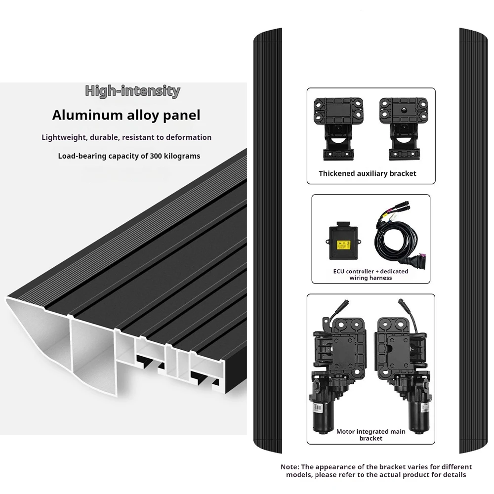Gladiator Accessories Premium Electric Side Pedal Automatic Power Running Board Light Emitting Diode Light Foot Pedal