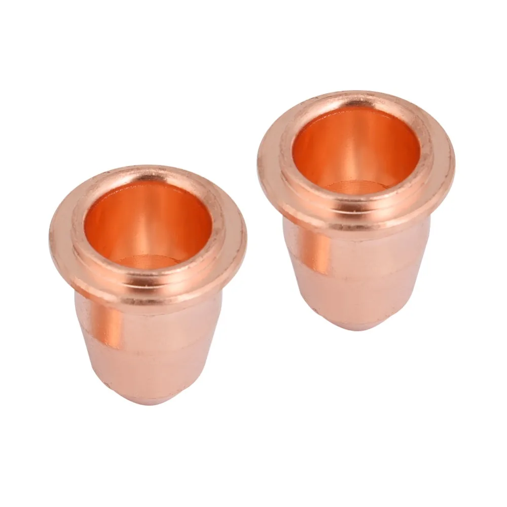 20pcs 45A Kit Plasma Cutter Electrode 0.9mm Aperture 0.8mm Aperture Plasma Cutter Consumables Kit 0.039'' Aperture Stand-Off Cap