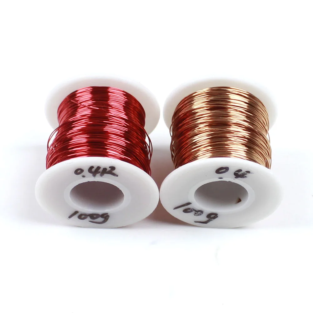 Polyurethane Enameled Copper Wire QA-1-155 2UEW 0.3mm 0.35mm 0.4 0.5 0.6 0.7 0.8mm 1.0mm Cable Copper Winding Wire QA-1-130 2UEW