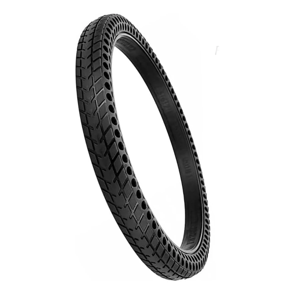 CATAZER 16 Inch Bicycle Solid Tire 16x 1.5/1.75 Non-pneumatic Airless Ever Tire with Cushioning Perforated Shock Absorbing Tyre