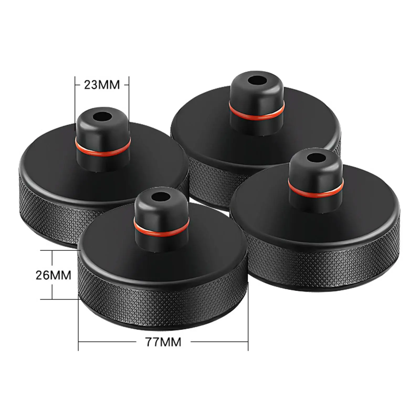 4x Jack Rubber Pad Adapter Replaces for Model 3 S x Sturdy Accessory