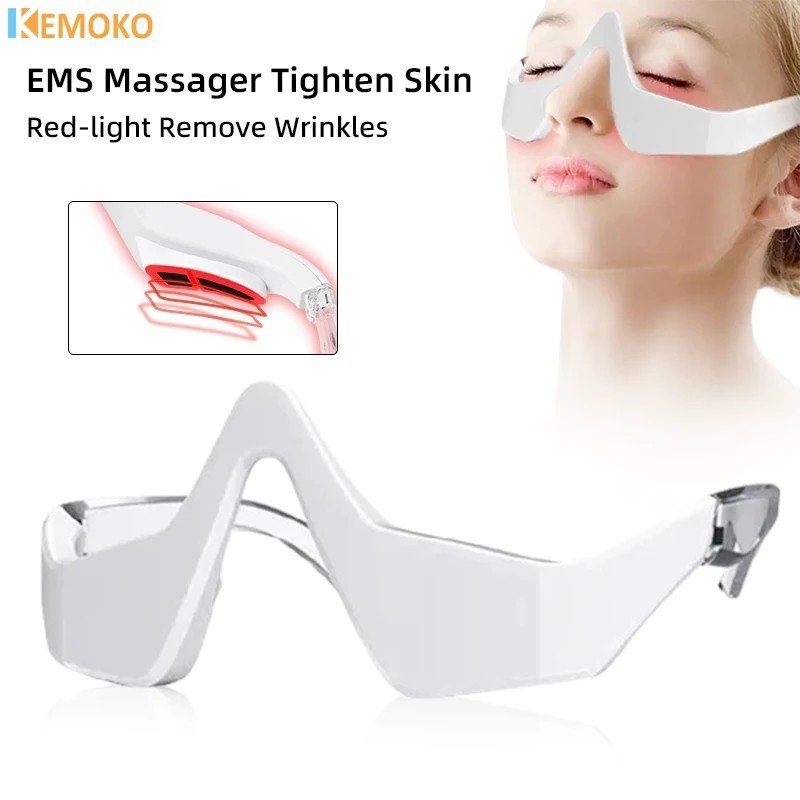 3D Anti-Aging micro current eye protection device, eye massage device, red light glasses, eye massage, fatigue relief, wrinkles