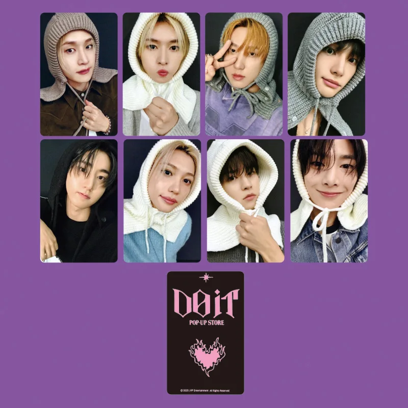 8pcs KPOP Stray Kids Small Card LOMO Card SKZOO Felix Peripheral