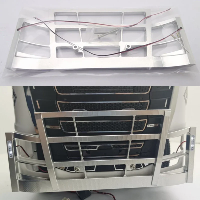 

Metal Forward Bumper for 1/14 Tamiya RC Truck Trailer Scania 770s 56368 5637 DIY Parts