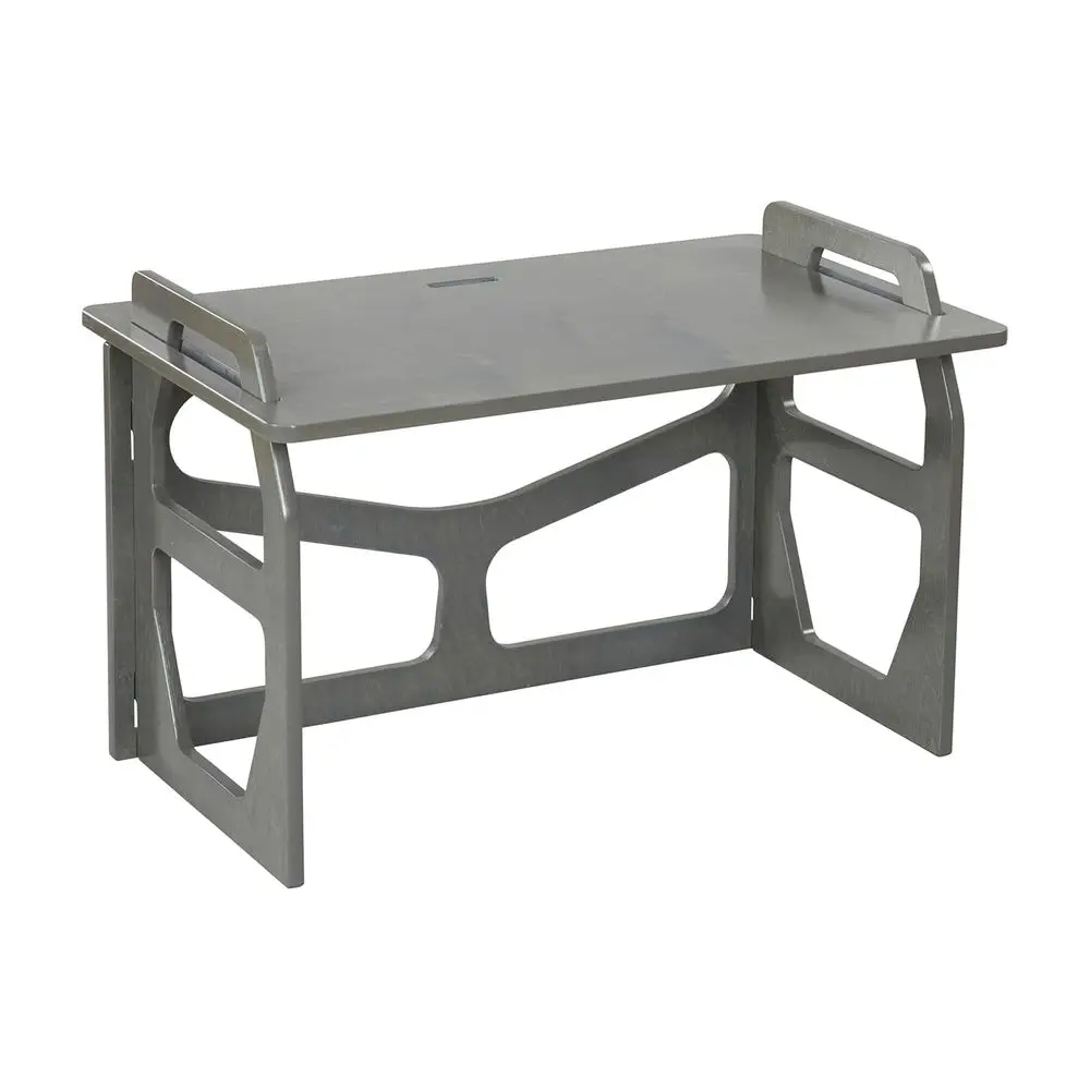 

Grey Wash Wooden Student Writing Desk with StudyStation Feature