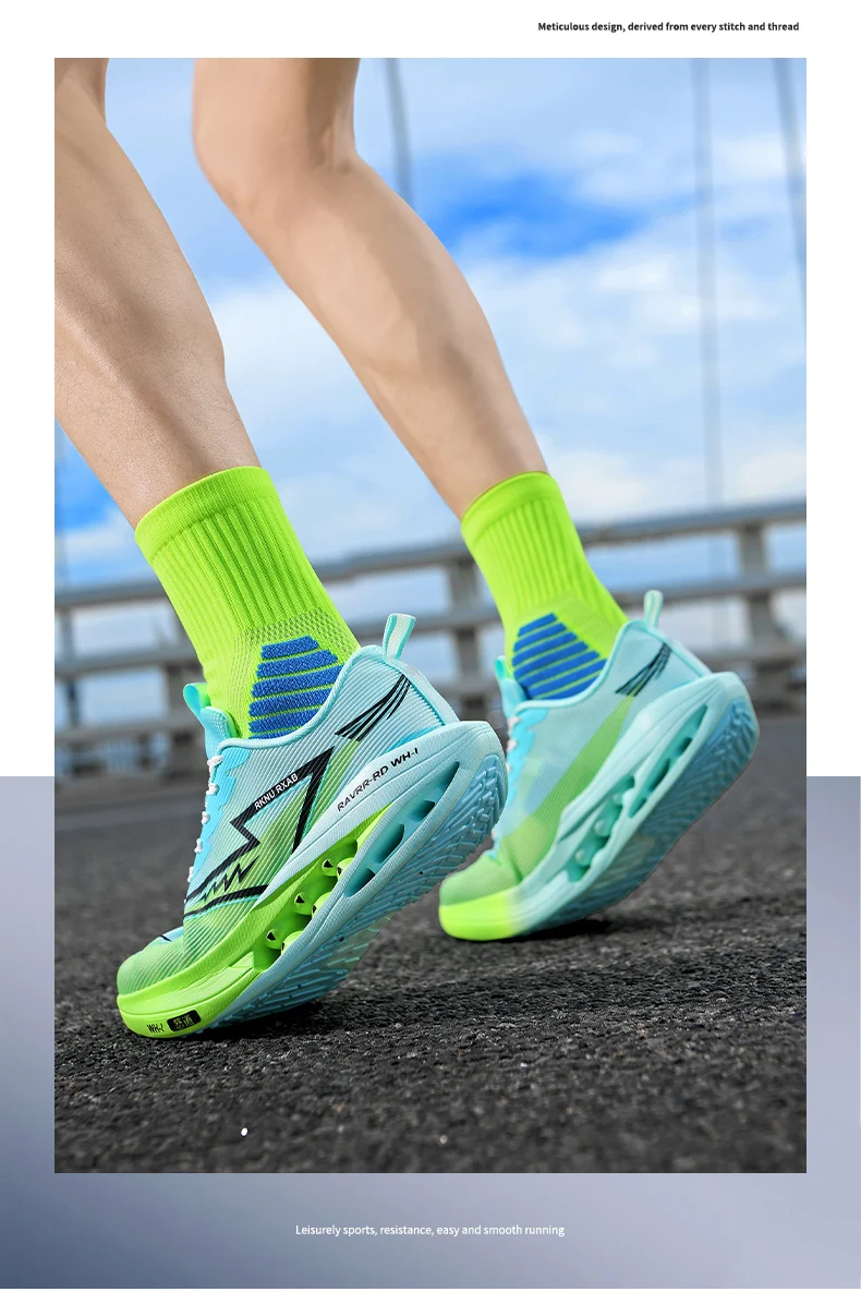 Marathon-Laufschuhe für Herren, spezielle Sneaker, Damen-Outdoor-Jogging-Sportschuhe, trendige, atmungsaktive und leichte Sportschuhe für Damen. – Detail 7