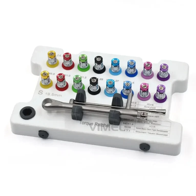 

Hots Universals Implants Torque Wrench 10-70NCM Screwdrivers Prosthetics Kit Ratchets Drivers Dentistrys Implants Repair Tools
