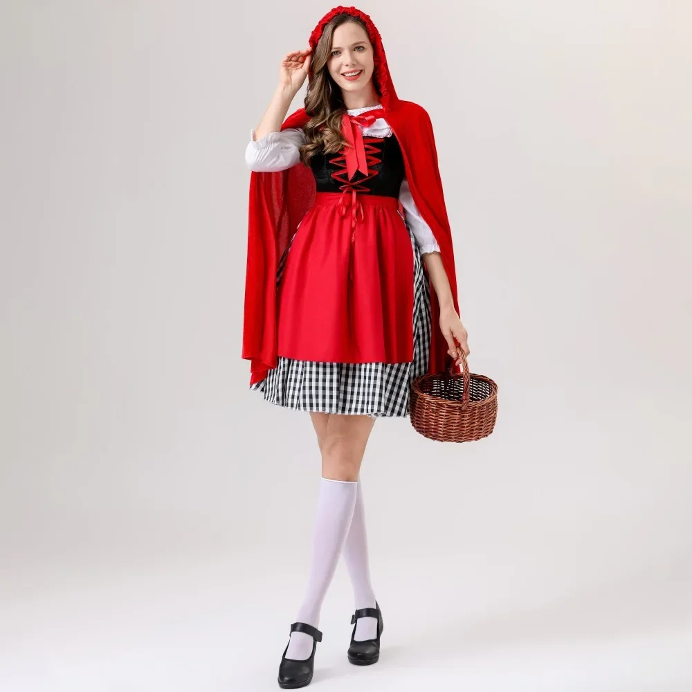 

Little Red Riding Hood Costume Sexy Anime Fairy Tales Castle Queen Costume Little Red Riding Hood Princess Cosplay Costume