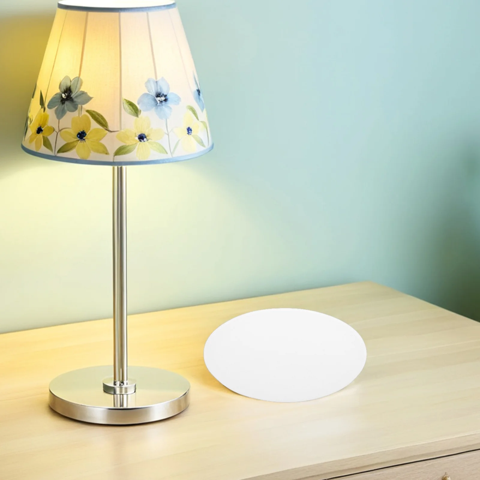 

Circular Acrylic Ceiling Lamp Diffuser 39.5cm White Light Panel for LED Fixtures Soft Glare-Free Lighting Living Room Bedroom