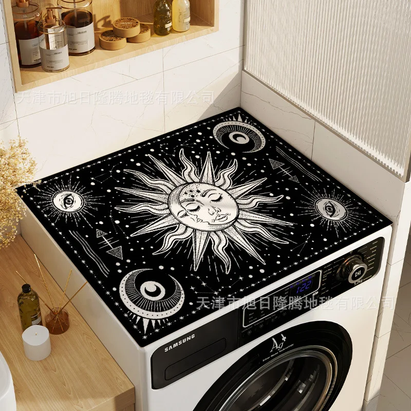 Cross-Border American Diatom Ooze Washing Machine Dust Cover Microwave Oven Refrigerator Absorbent Non-Slip Stain-Resistant Tabl