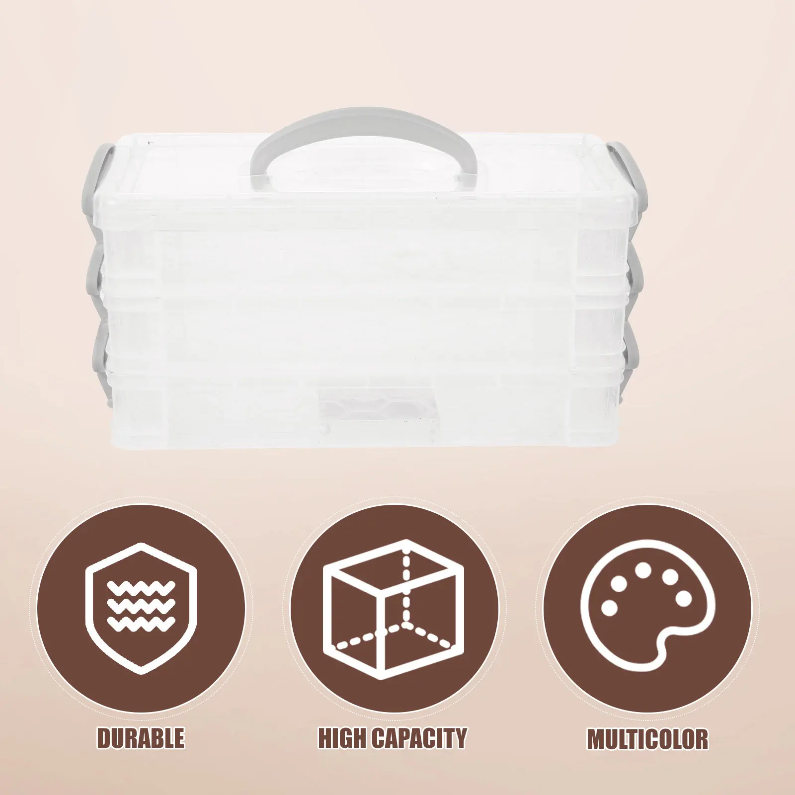 

1Set Sturdy Pencil Container with Lid Space Saving Pen Organizers for School Home Office Use Great Gift Choice