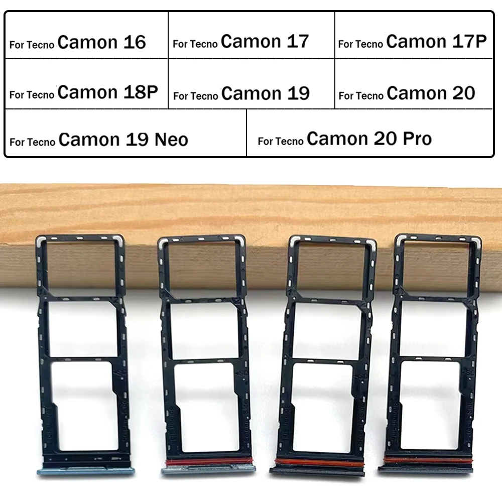 SIM SD Card Tray Holder for Tecno Camon 16-20 Pro
