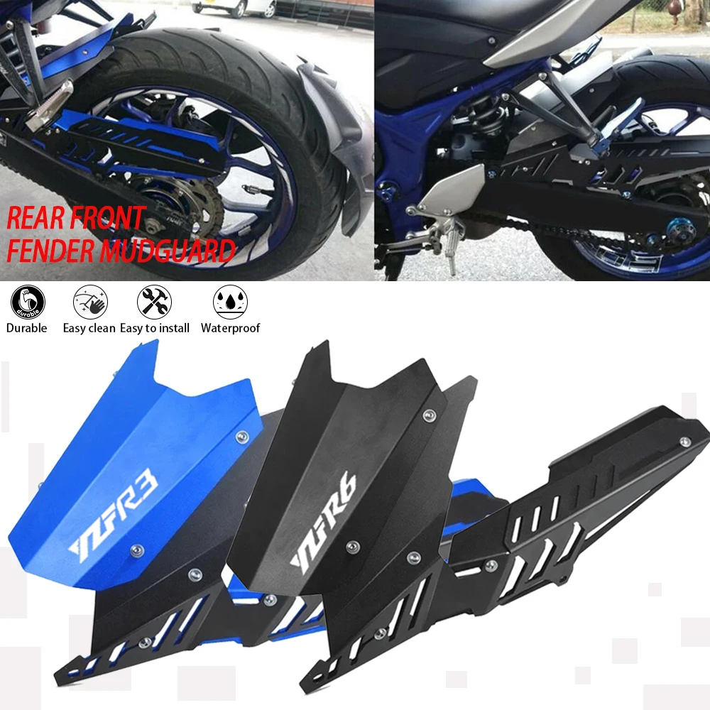 

For YAMAHA YZFR25 YZFR3 YZF R25 R3 MT03 MT25 MT-03 2015-2020 2021 2022 Moto Rear Fender Mudguard Forward Splash Guard MT 03 25