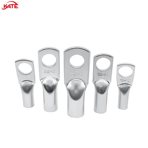 10 Uds JG Terminal marino JG35 JG50 JG70 35-70 MM 2 terminales de Cable conector de Cable de terminal eléctrico estañado de cobre 2-2/0 AWG