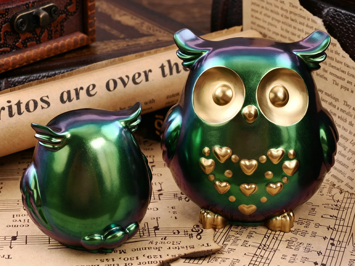 2PCS Owl Silicone Mold Set - L - Silicone Epoxy Resin Molds Set ulasan dan harga