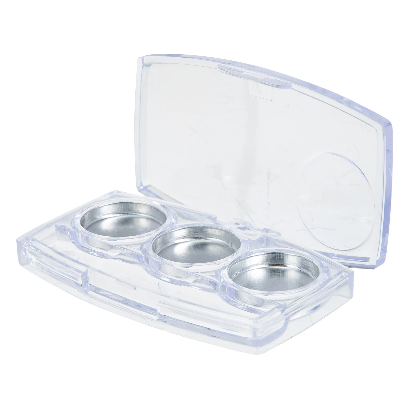 

6Pcs Refillable Blusher Container Empty Eyeshadow Case Multi-Functional Organizer Portable Display Case