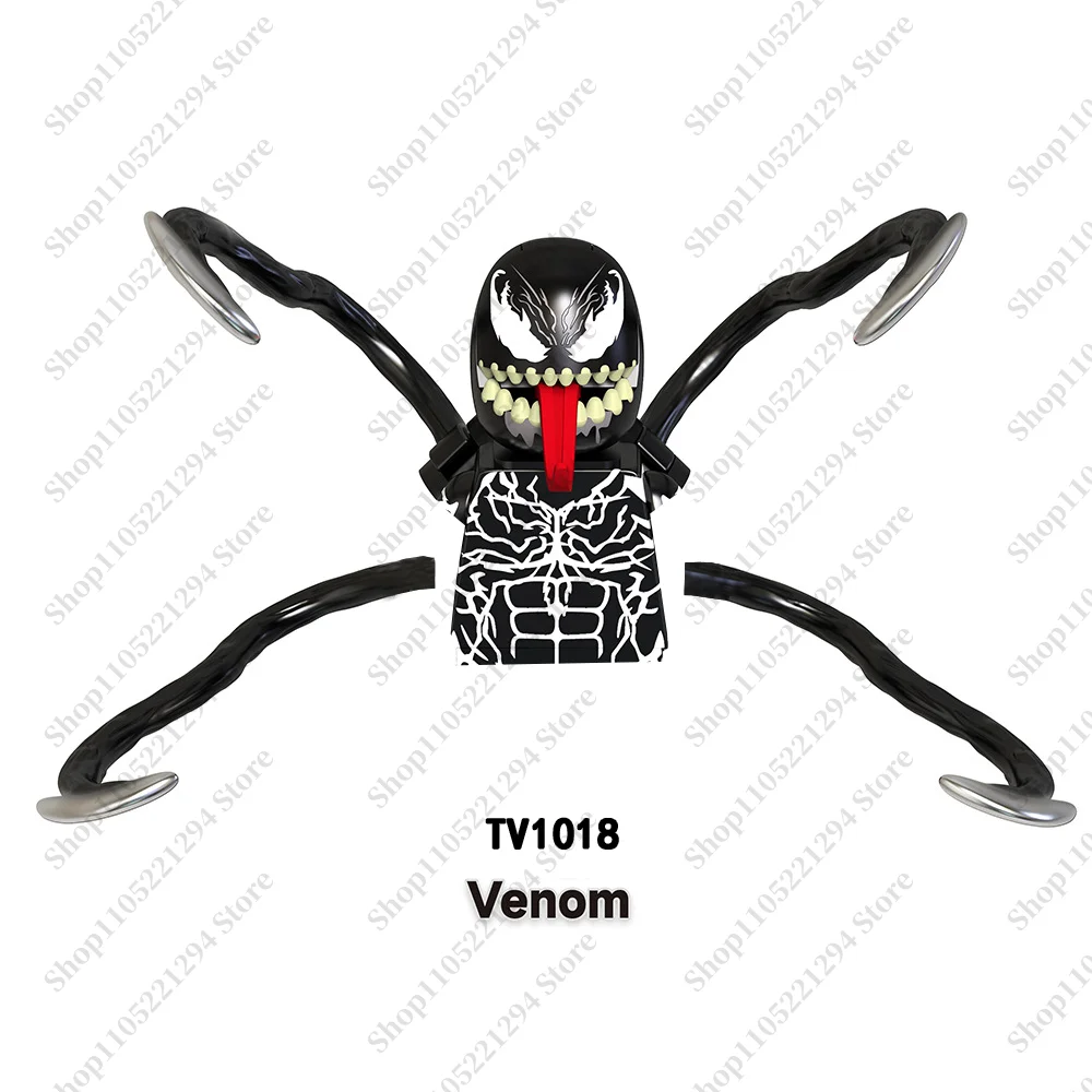 Marvel Bausteine Spielzeug MINI Brick Toys Venom Loki Invincible Omni Man Hela Zusammenbaubare Puppen Spielzeug Urlaubsgeschenke