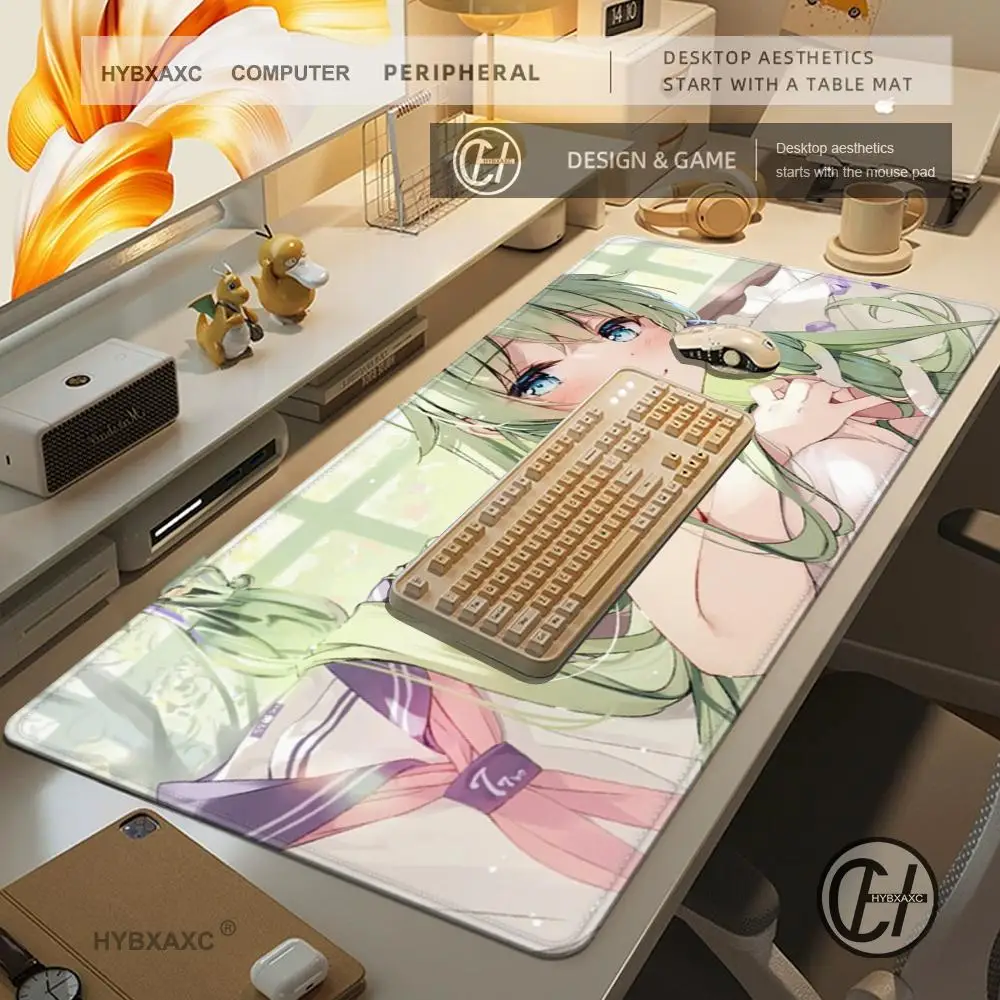 Kochiya S-Sanae Touhou Project Mouse Pad Cute HD Desk Pad Extended Gaming Rubber Keyboard Mat Large 90x40cm XXL Gamer HYBXAXC