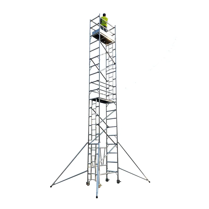 Scaffolding moving lifting folding decoration ladder platform thickening horse stool portable quick installation hand and tripod