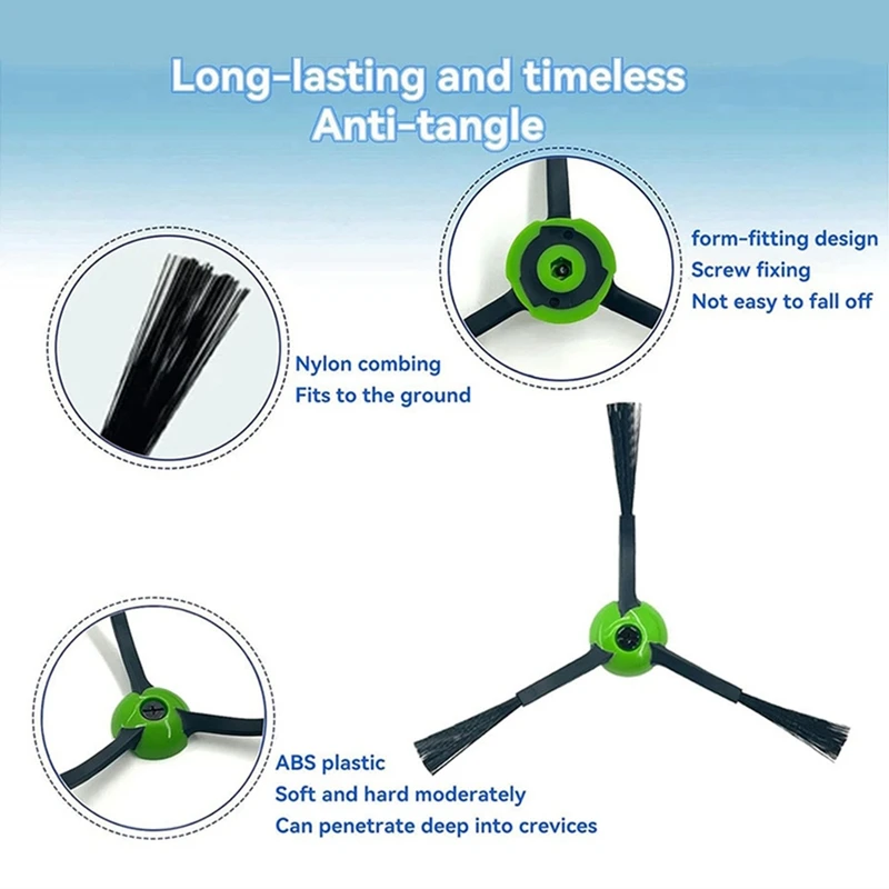 A44F-Edge-Sweeping Brushes For Irobot Roomba I & J & E Series I7, I7+, I8, I8+ Combo J7+,J9+,J5+,I5+ Plus,E5, E6 Vacuum Parts
