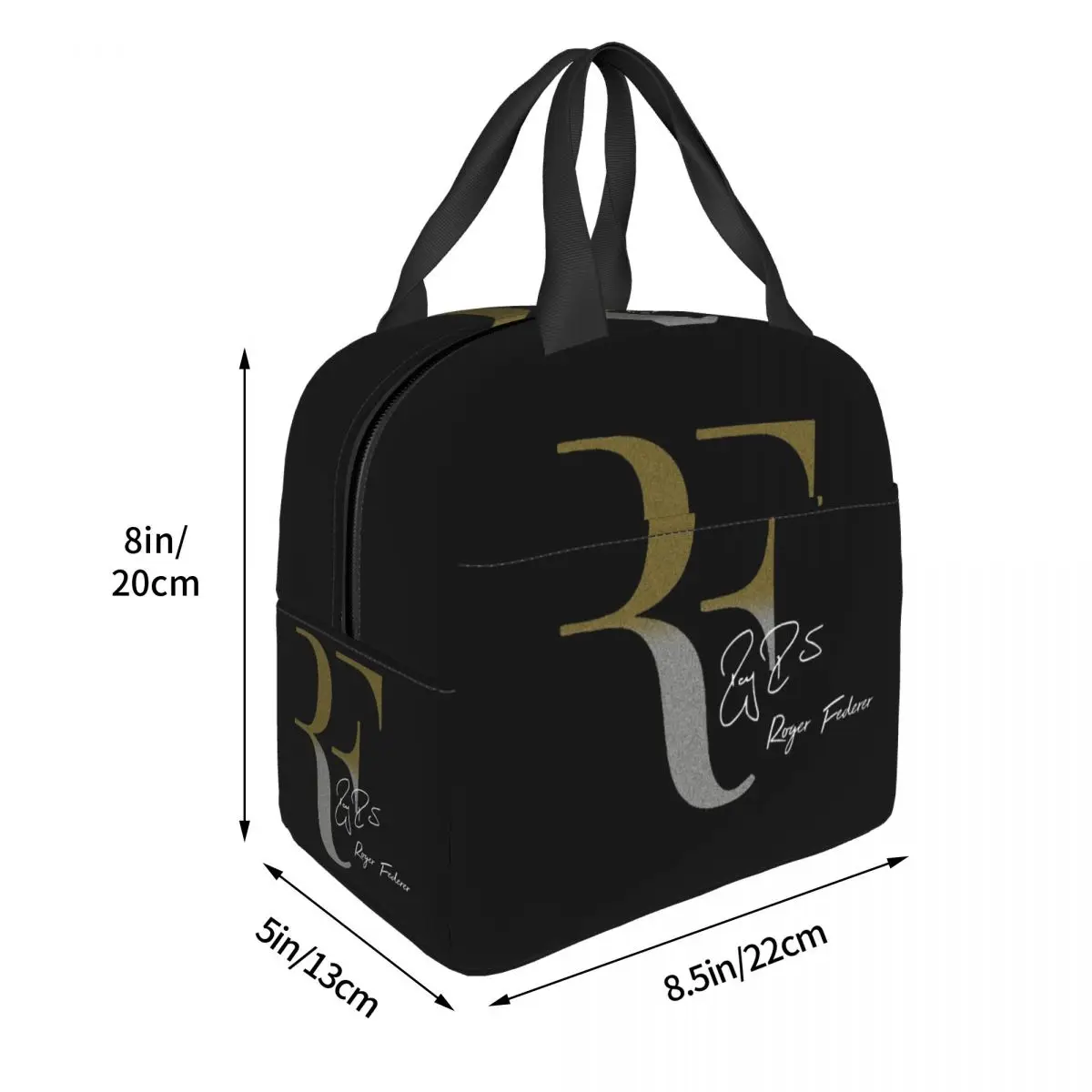 Roger Federer Lunch Bags Insulated Bento Box Lunch Tote Resuable Picnic Bags Thermal Bag for Woman Girl Work