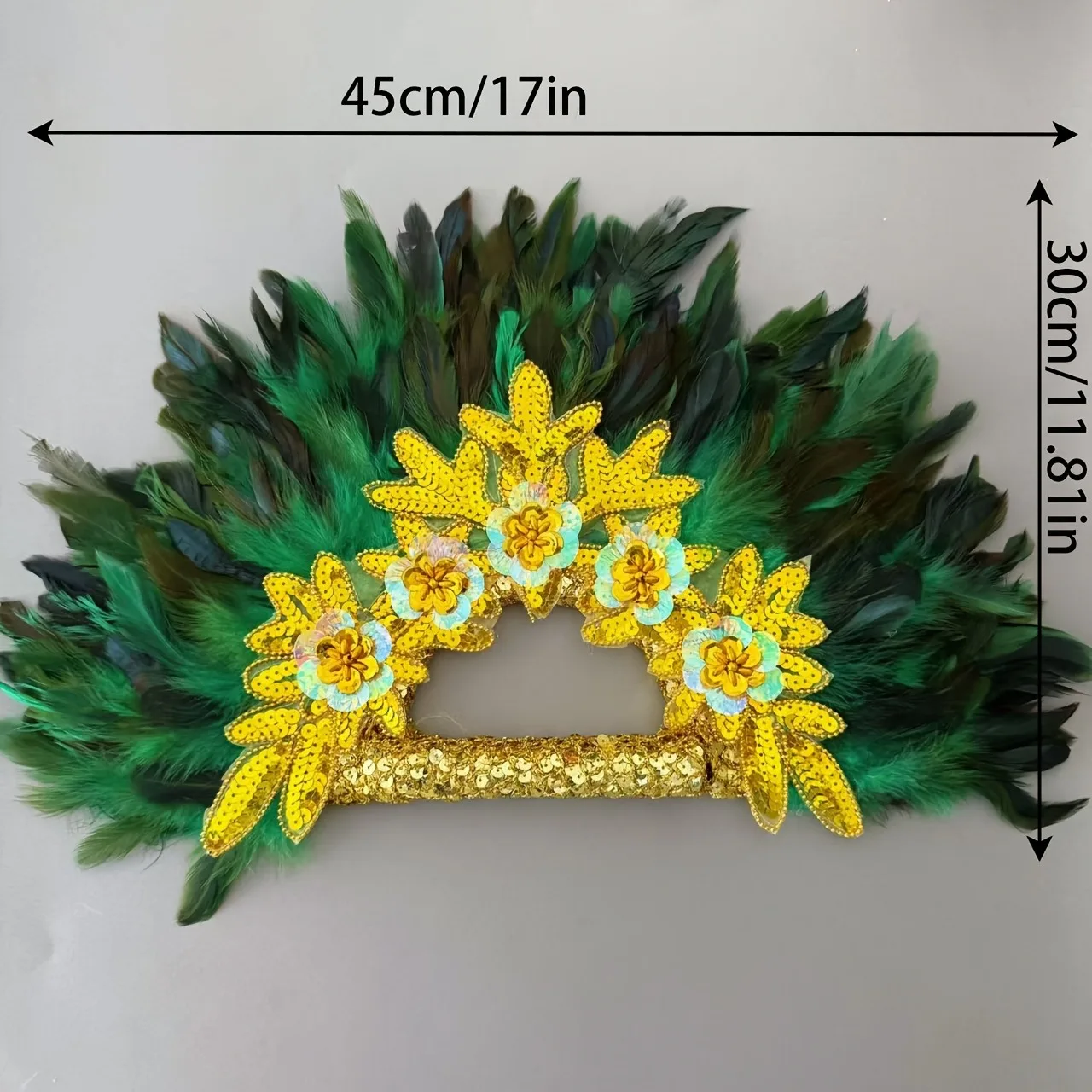 Colorful wedding bride holding a fan, TV drama movie dance party performance fan, Halloween party photo-taking fan