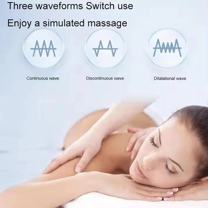 Micro Current Muscle Stimulation Massager EMS Acupuncture And Moxibustion Pulse Patch 6-Channel Output To Relieve Muscle Pain