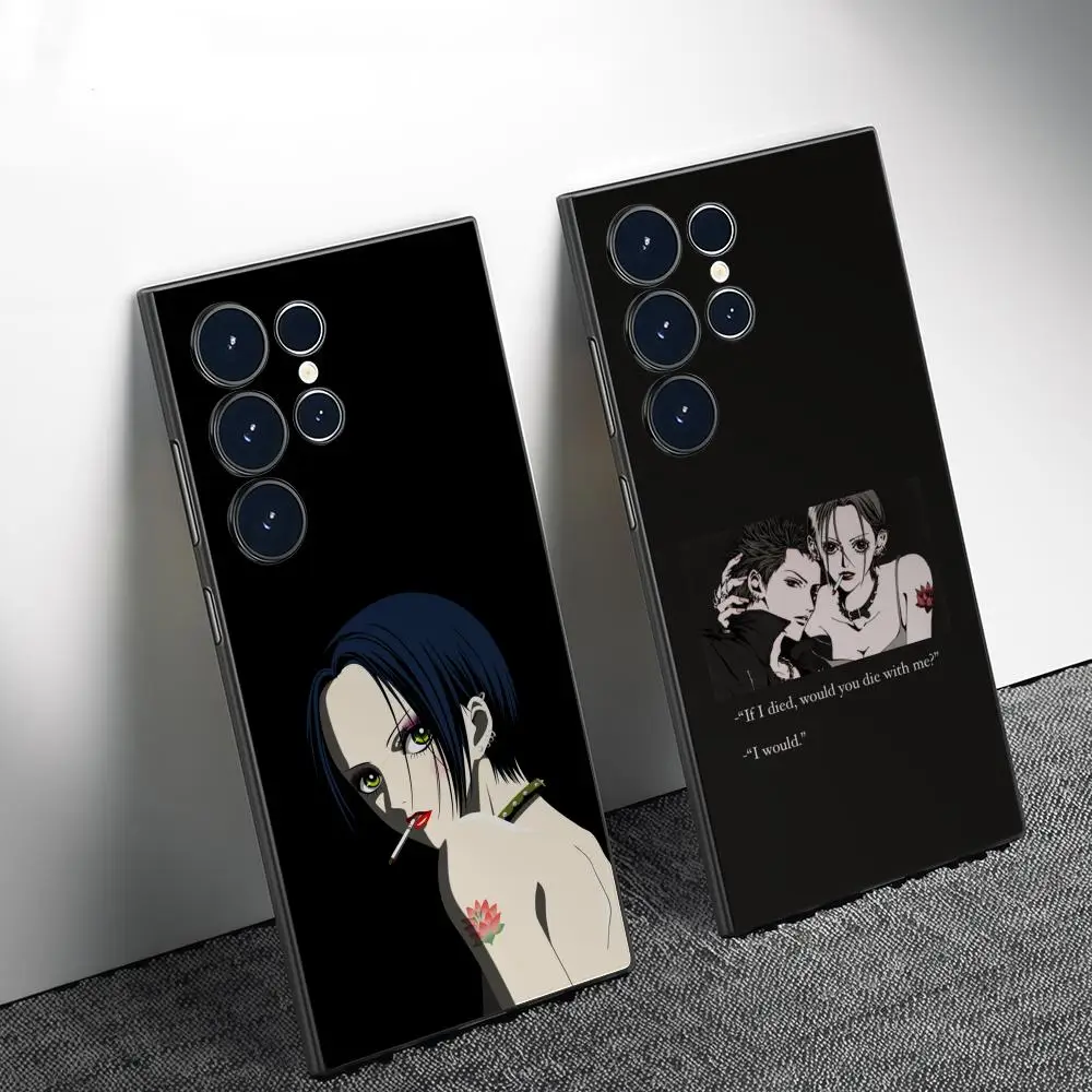 Anime Nana Osaki Phone Case For Samsung Galaxy S26 S25 S24 S22 S23 Ultra S21 S20 Plus Frosted Full Soft Case