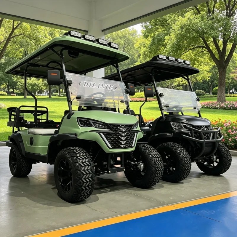 

48V 60V 72V Battery Operated 2026 New Model Style 4 Seats Utility Golf Carts New Energy Sightseeing Bus Club Golf Cart Golf Ca