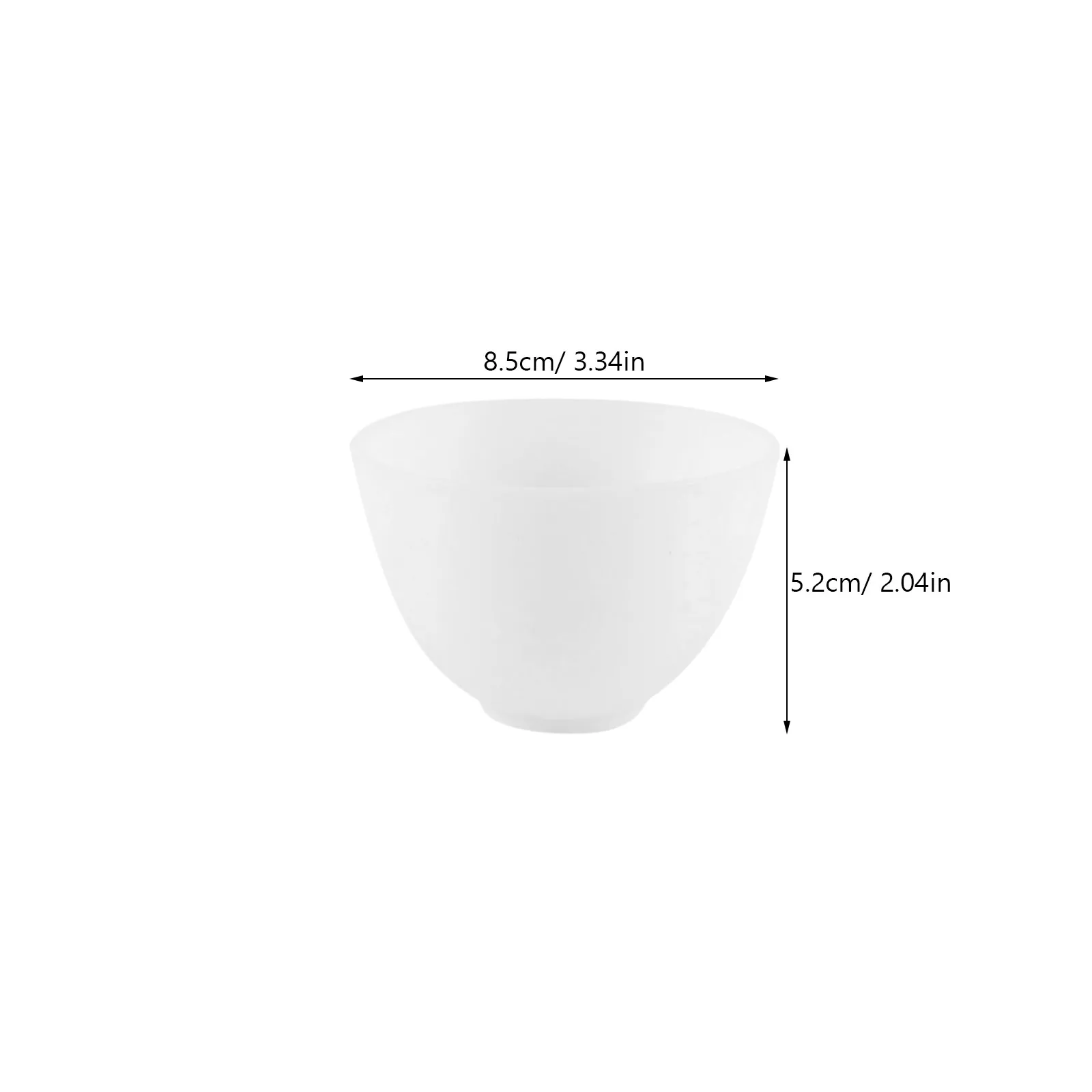 5Pcs Silicone Mask Mixing Bowls Facial DIY Skincare Supply Smooth Exquisite Texture for Spa Salon Home Use Mask Application - view 3