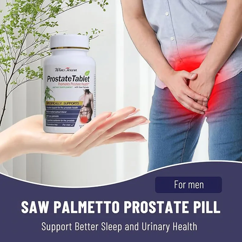 مكمل البروستاتا Saw Palmetto - يدعم صحة البروستاتا والمسالك البولية وصحة البولية، ويقلل تردد البول