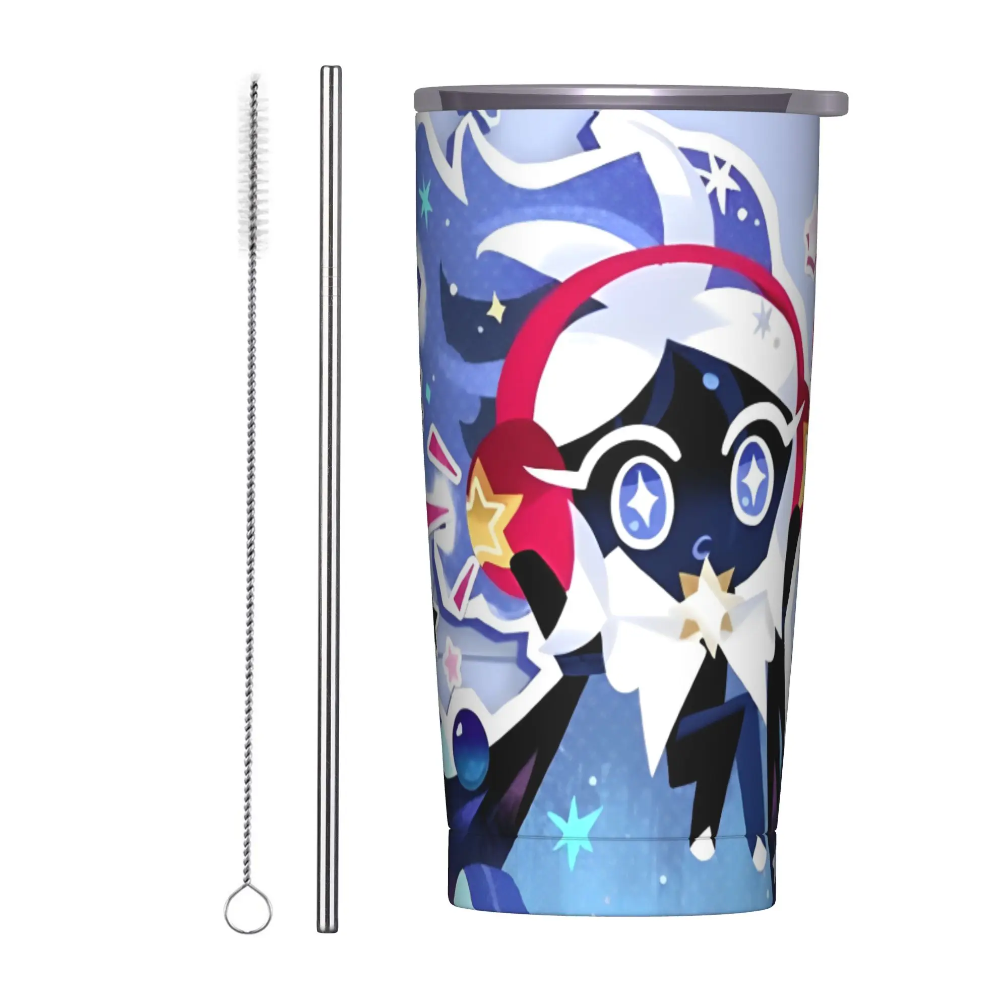 Stardusts Cookies Run GAMING Kingdoms Insulated Tumbler with Lid  Stainless Steel Thermal Mug Double Wall Bottle Cup, 20oz