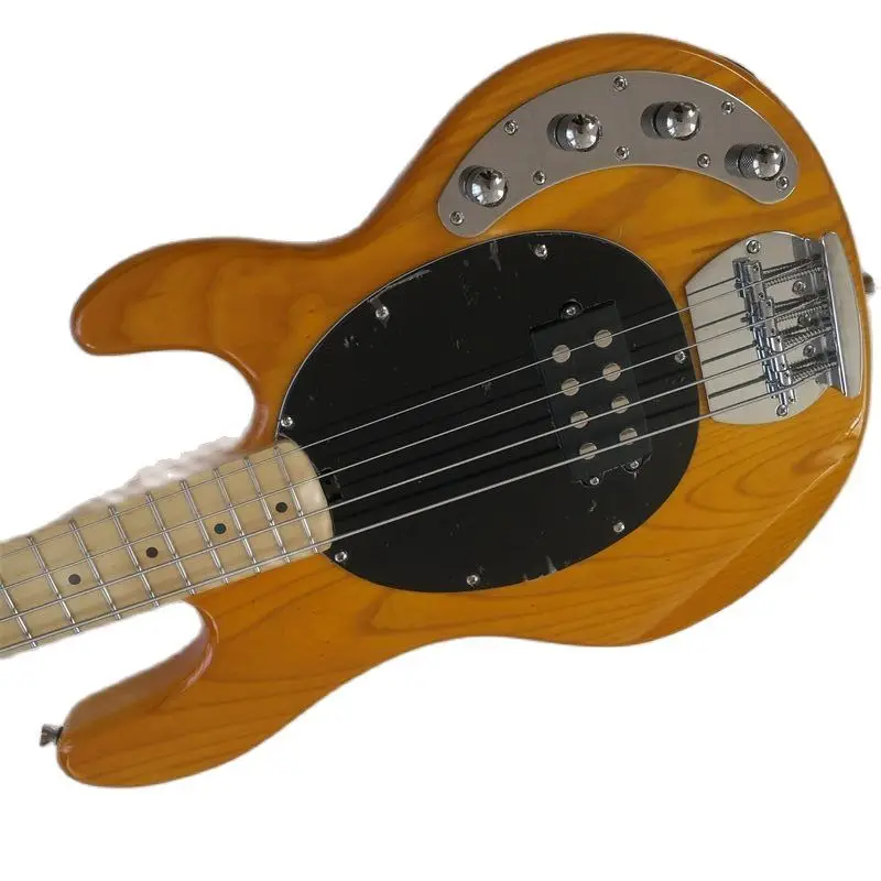 

Ash Wood 21 Frets Electric Bass Guitar 4 String Maple Fingerboard Optional Color Custom-made Excellent Quality Outlet Store