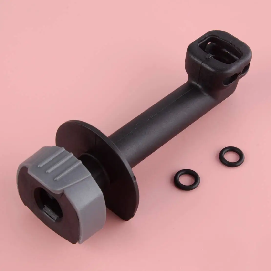 Tubo de salida en forma de codo para lavadora a presión con abrazadera en U y kit de anillos de sellado 4.064-047.0 compatible con Karcher K2 K3