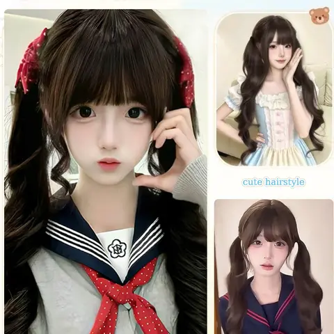 10 best sales भूरे रंग की पोनीटेल विग - №3