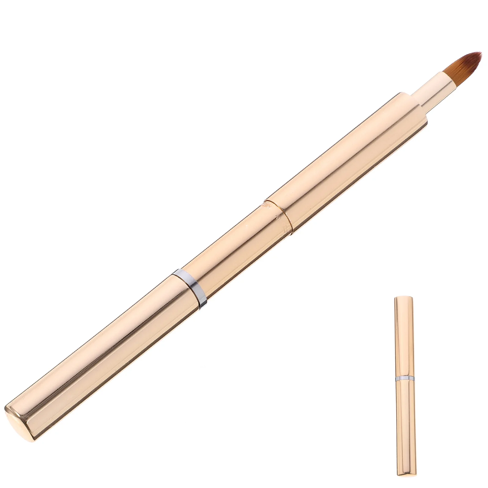 Uitschuifbare lippenborstel Stevige lippenstiftborstel Draagbare lipglossapplicator Reismake-uptool voor vrouwen Lippenstiftapplicator