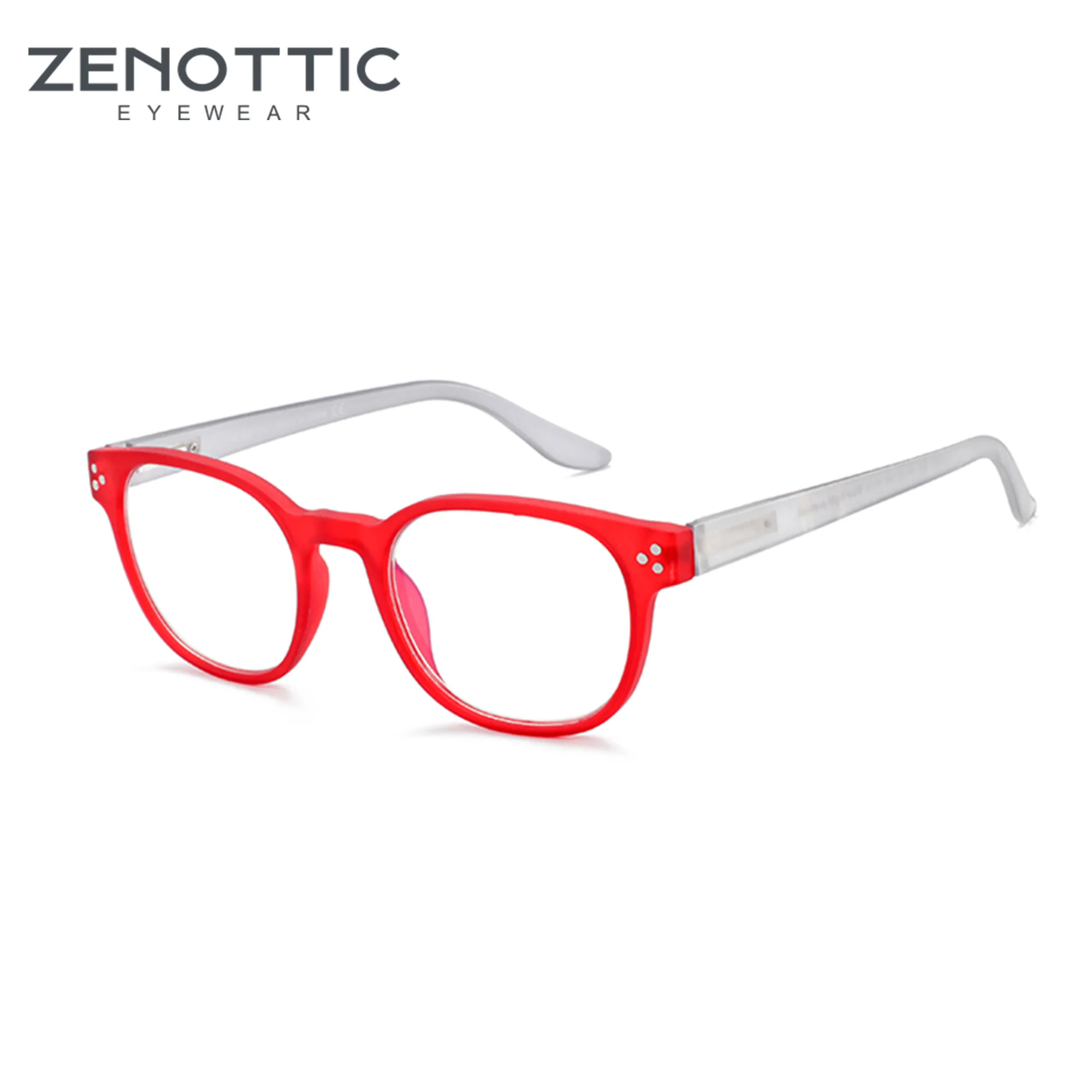 ZENOTTIC environment  Anti Blue Light Blocking Reading Glasses Square Computer Eyeglasses for Unisex Diopter from +0 to +4.0 420