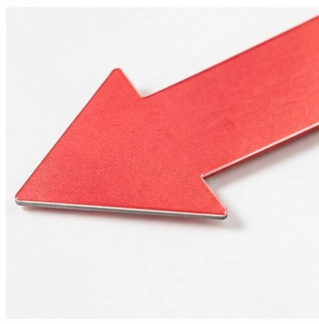 50Pcs Arrow Stickers Direction Indicator Tags Label Decals Multipurpose Arrowhead Warning Indicators