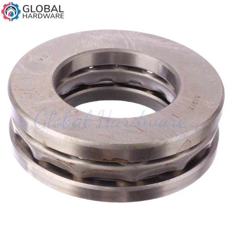 Plain Bearing 51317 for Industrial Machinery Fits Packaging Food Chemical Machines Withstands Heavy Axial Loads During Operation