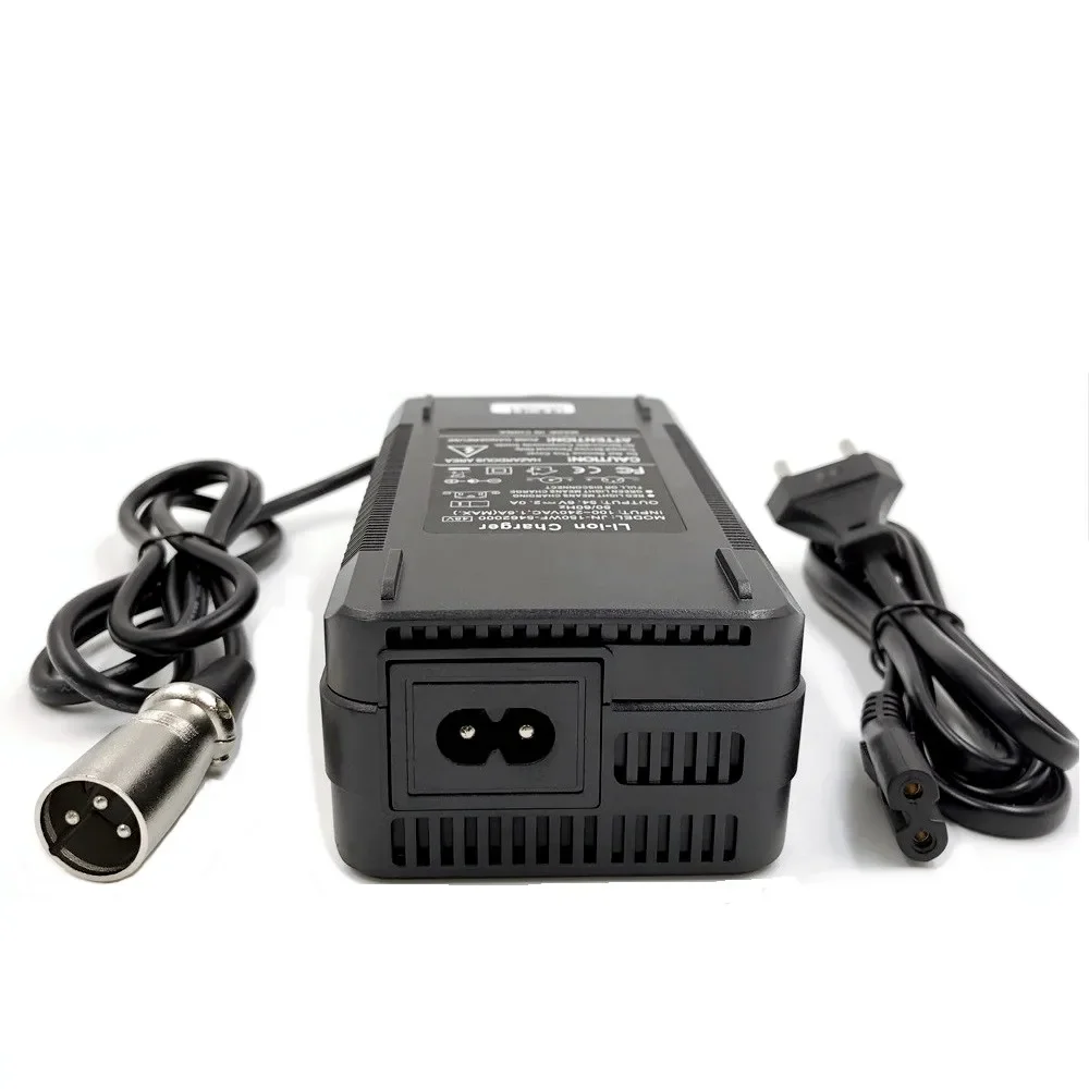 36V Charger Output 42V4A Fast charge Lithium Battery Charger Li ion Charger For 36V 10S Battery With Fan DC GX16 RCA Connector