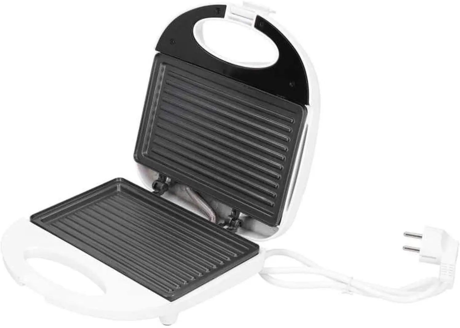 

750W 220V Electric Sandwich Maker ， Double Heating Panini Waffles Maker ， Egg Cake Oven Bread Toaster Steak Grill Breakfast Mach