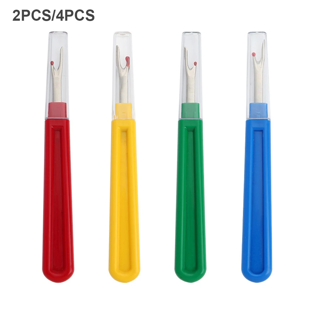 2PCS/Set Sewing Seam Ripper Kit Colorful Sewing Stitch Thread Unpicker Seam Ripper Thread Cutter Scissor for Sewing