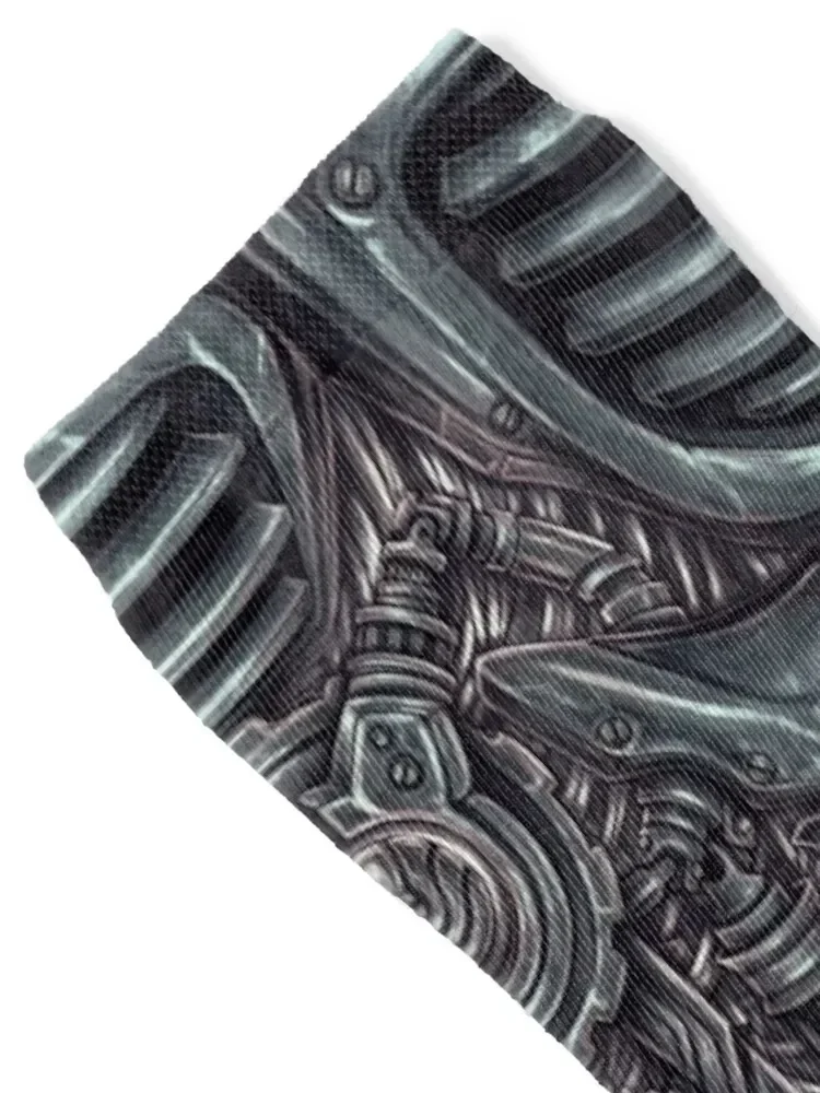 Organic Mech - Xenomorph Socks Running christmass gift basketball Stockings Boy Child Socks Women's