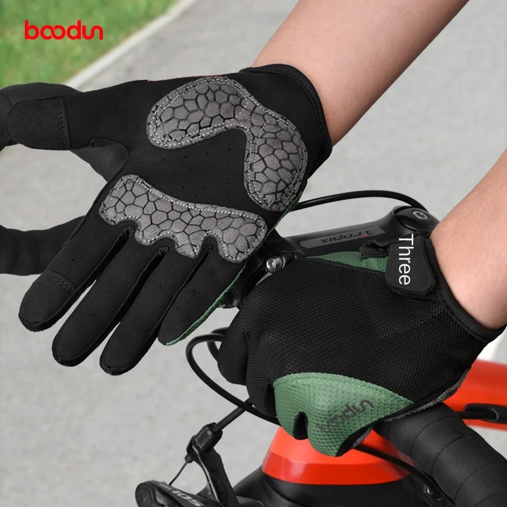 Cycling gloves, stitching long finger cycling gloves outdoor sports gloves full finger snow gloves guantes moto